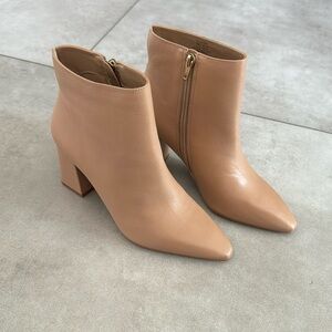 Leather Heeled Ankle Boots